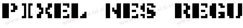 Pixel NES Regular字体转换
